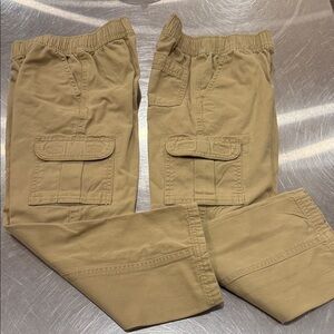 NWOT Children’s Place Boys Khaki Cargo Pants - Set of 2
